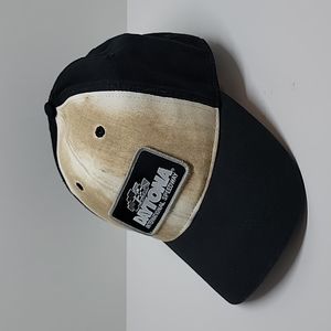 Daytona International Speedway Black w/White & Brown         Tie Dye Cap Hat